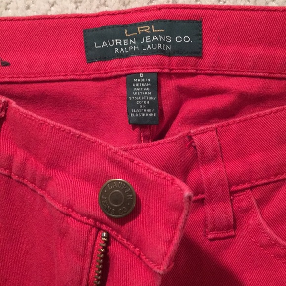 Ralph Lauren Red Jeans - Picture 4 of 7
